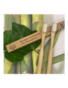 Adult sized, Ultra Soft, Biodegradable, Bamboo Toothbrush (2 Pack)