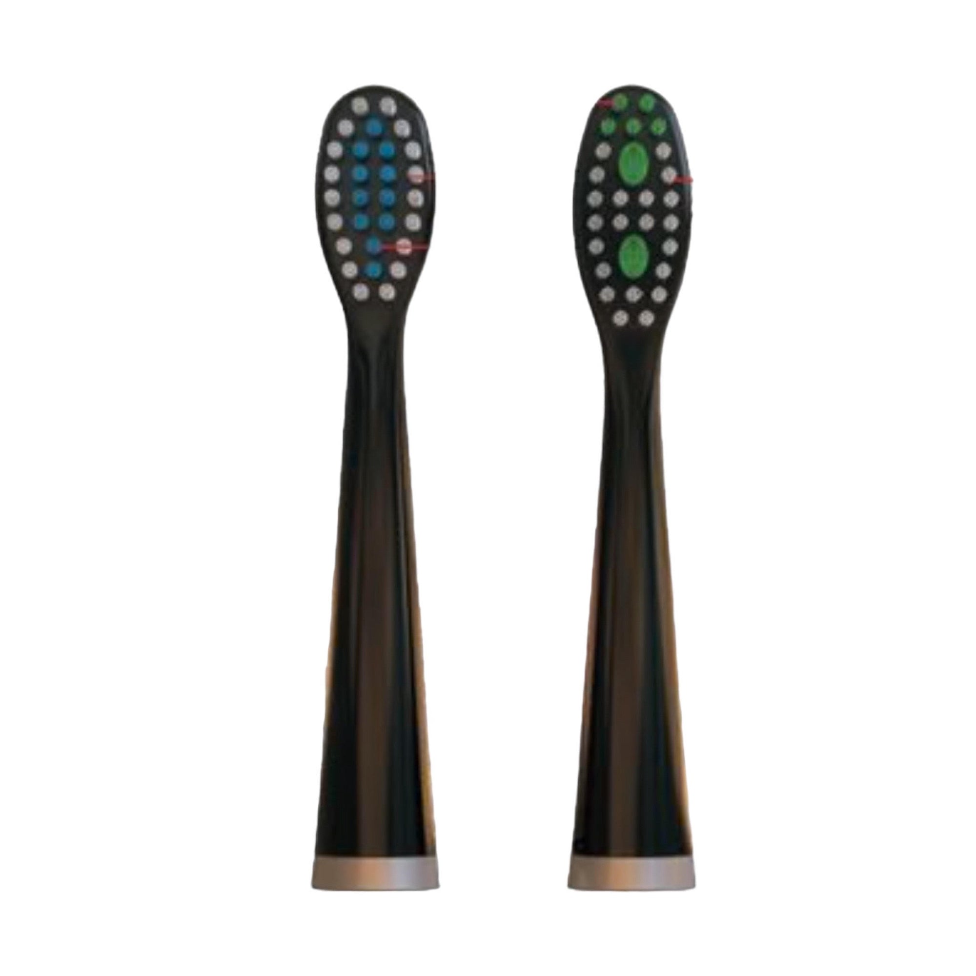 Oral Care Club Sonic Toothbrush Replacement Heads (Black 2-Pack)