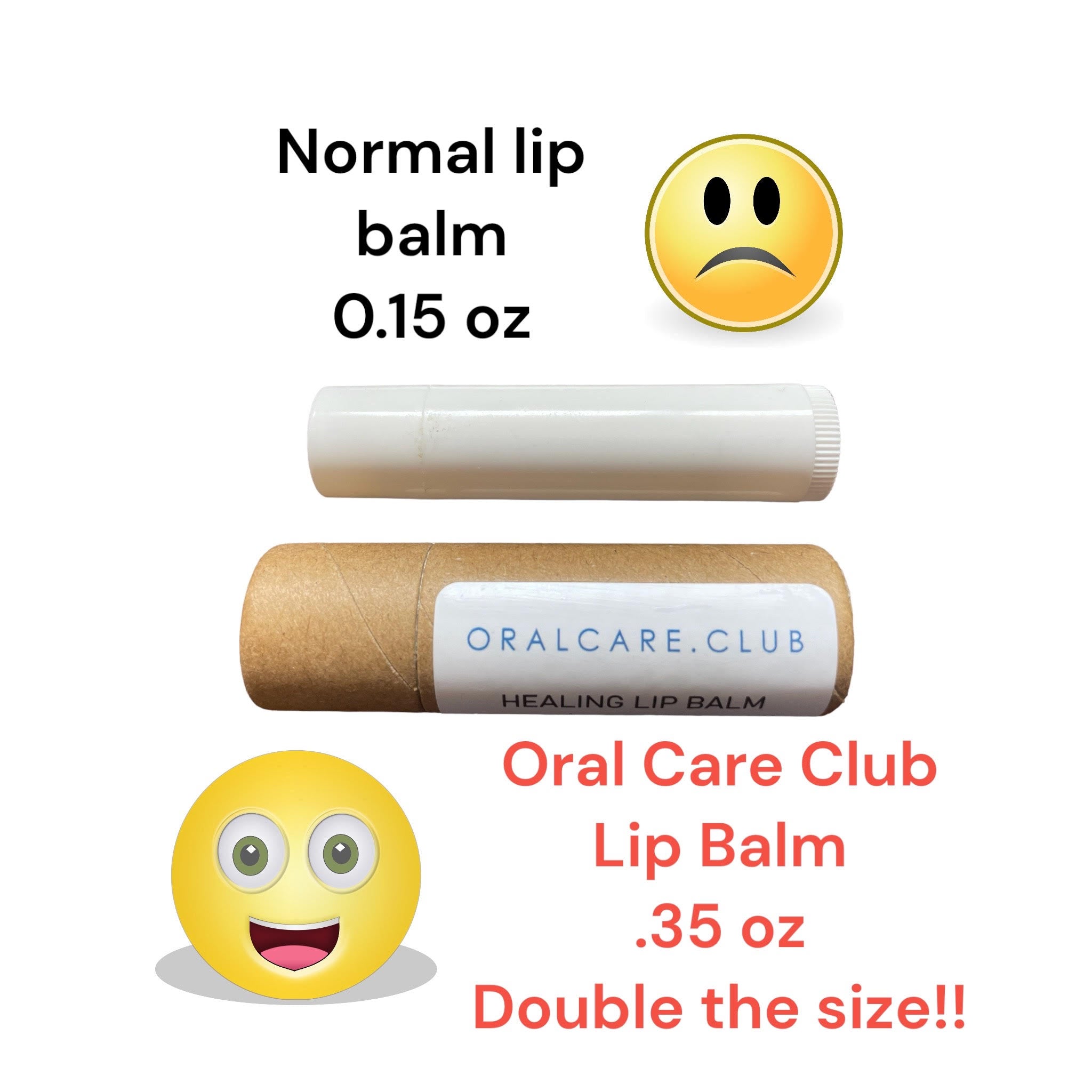 Orange and Vanilla, 2X, Lip Balm in Biodegradable Tube (2-Pack)