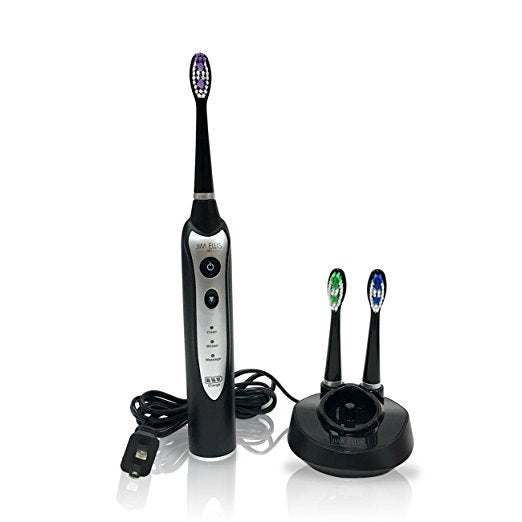 Oral Care Club Sonic Toothbrush Replacement Heads (Black 2-Pack)